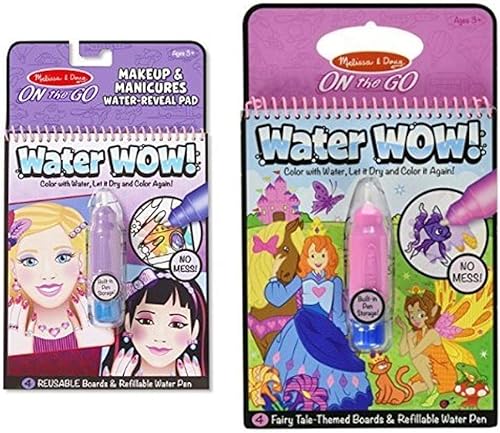 Melissa & Doug On The Go Agua wow. Maquillaje y manicura y on the go Agua wow. cuento de hadas Bundle