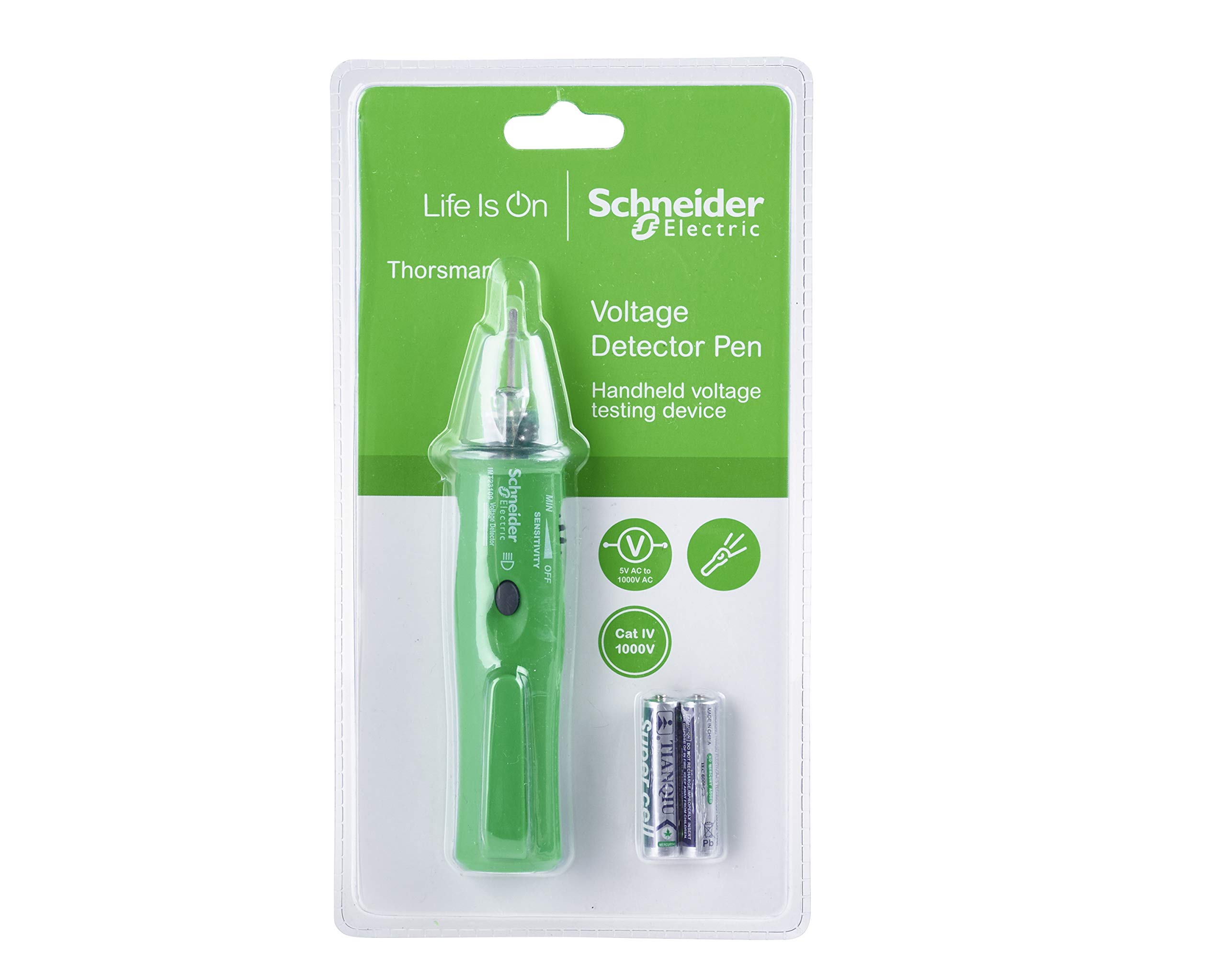 Multimètre Numérique Schneider Electric Thorsman IMT23112 – Traceur De Câbles Multifonction, Cat III, Vert/gris - 2