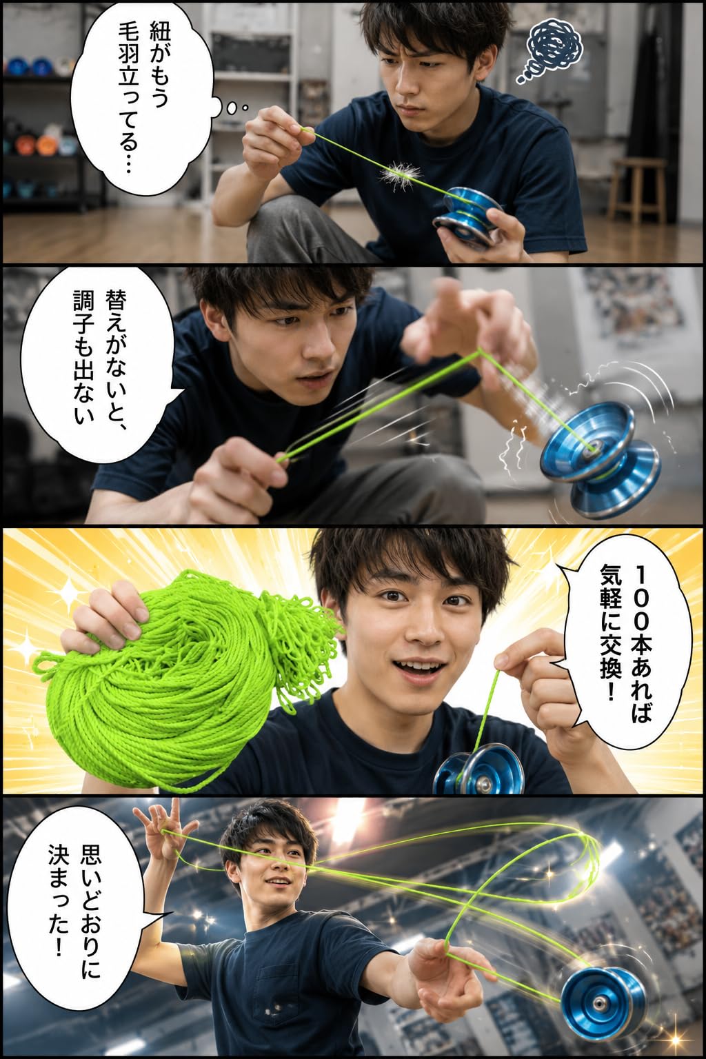 Amazon.co.jp: fogman ヨーヨーひも ヨーヨーストリング YOYO 競技用