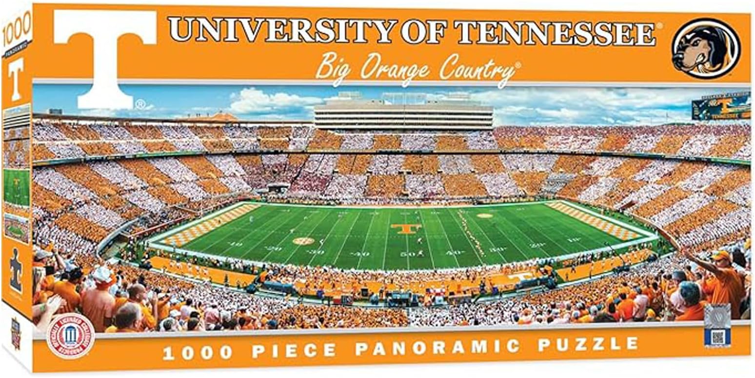 MasterPieces (Tennessee Volunteers, Standard Packaging) - Collegiate Tennessee Volunteers 1000 Piece Stadium Panoramic Jigsaw Puzzle