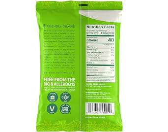 Classic White Rice Crunchy Rollers - Sweet Rice Snacks, Crispy Puffed Rolls, Healthy Snack Rolls for Adults and Kids - Friendly Grains - 3.5 oz (12 Packs of 9)