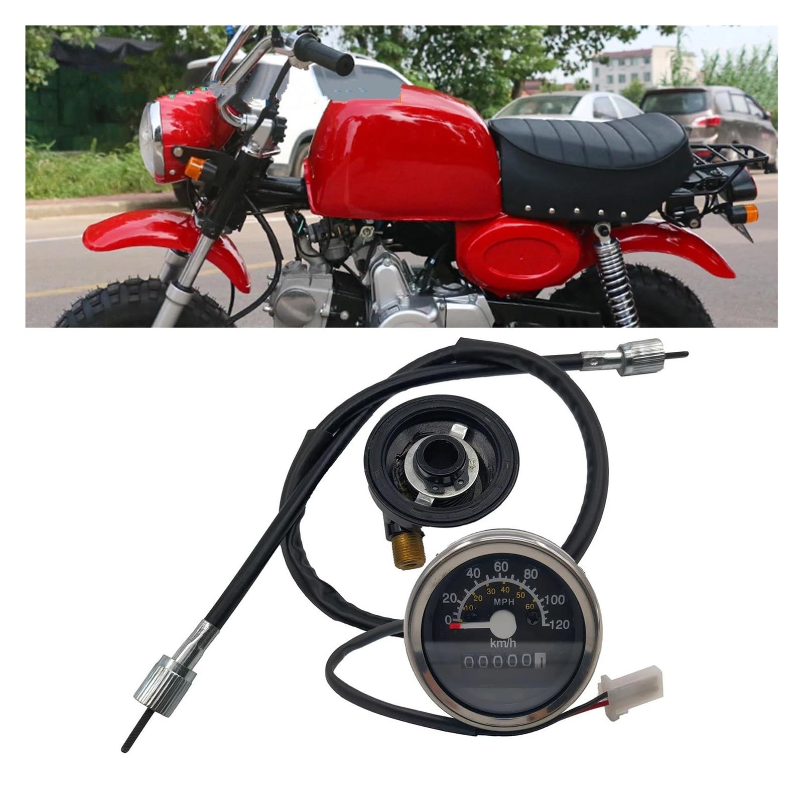 Amazon.co.jp: バイク用 機械式 スピードメーター に適合する ホンダ