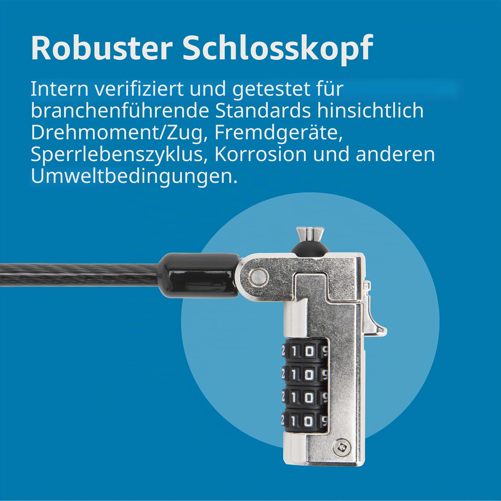 Kensington N17 Dell Notebook-Schloss Kombination schwarz