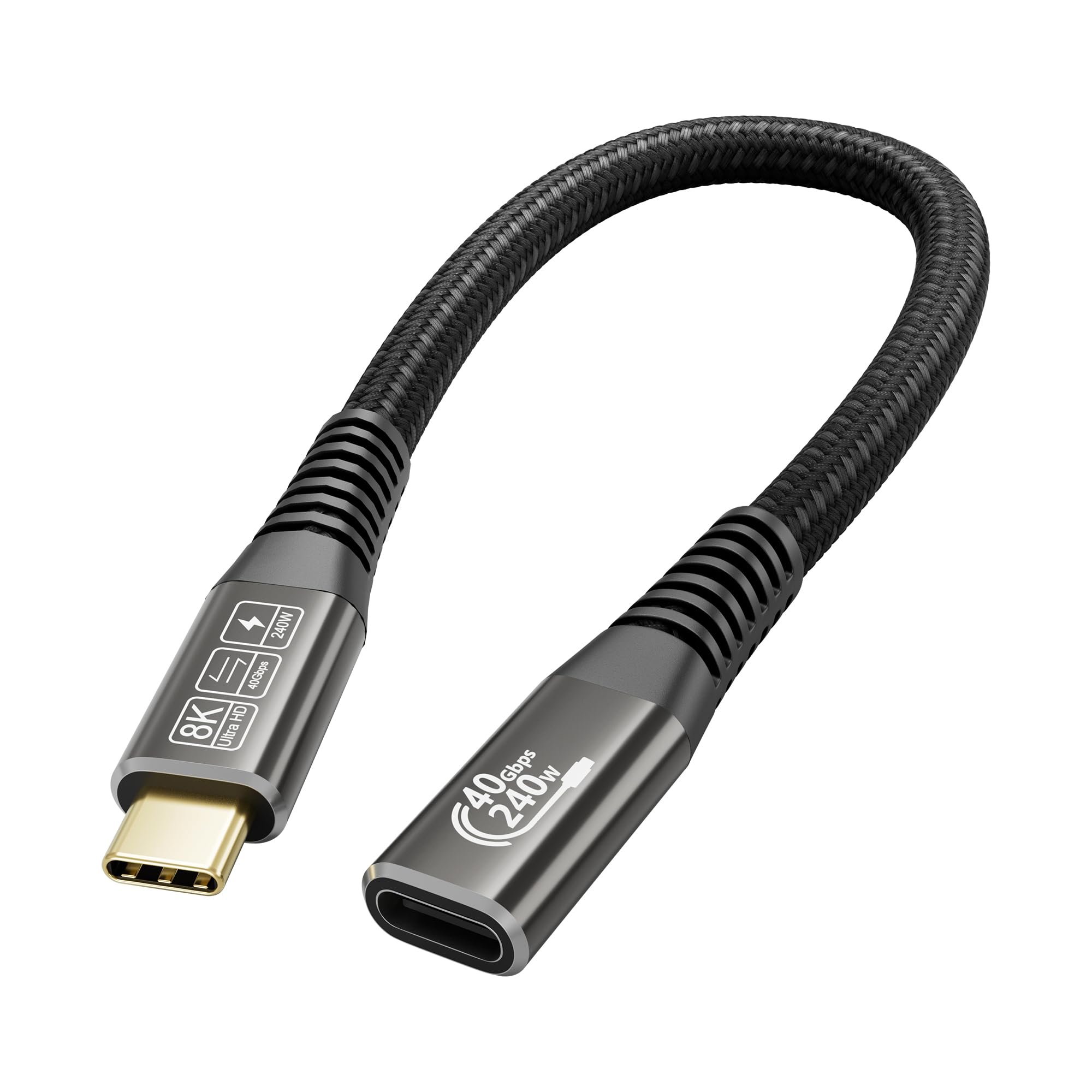 Amazon.com: HOTUTUKI USB4 Extension Cable, 2.15m, 40Gbps Transfer
