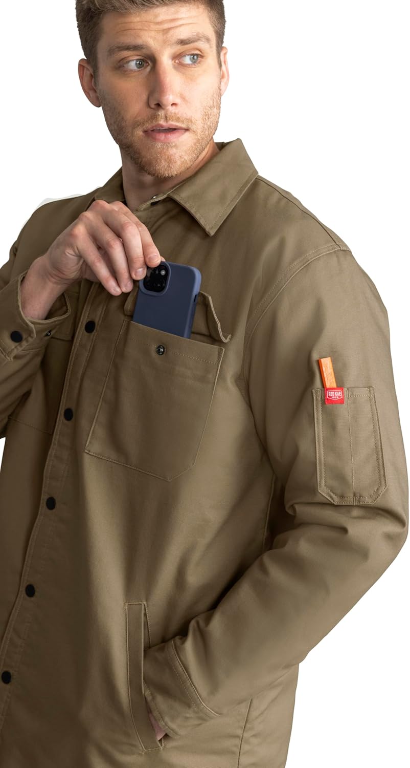 Red Kap Men's Water Repellent Shirt Jacket