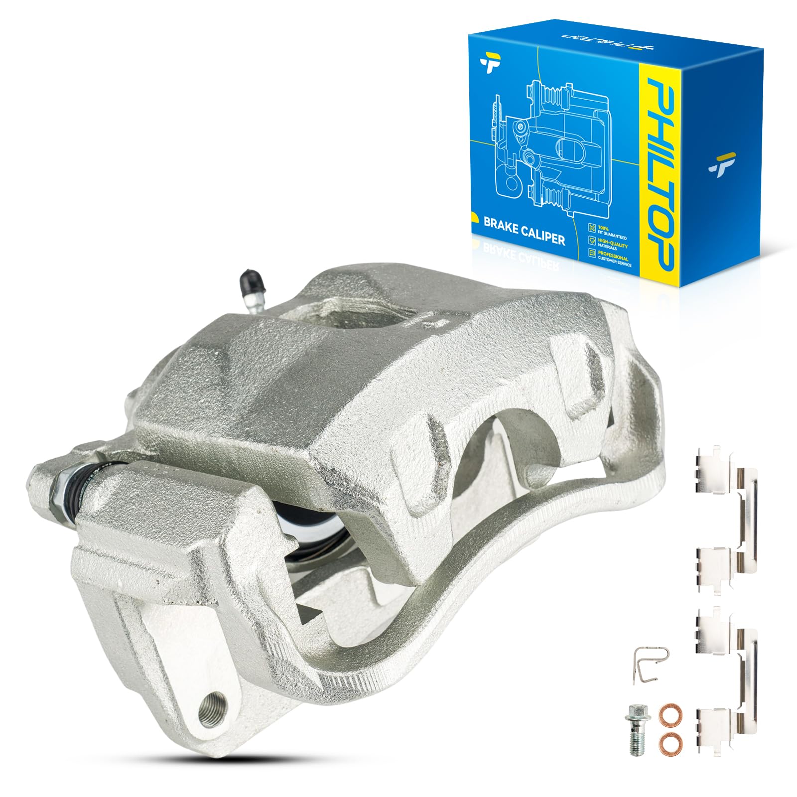 PHILTOP Brake Caliper Front Left Fit for 2004-2010 Toyota Sienna