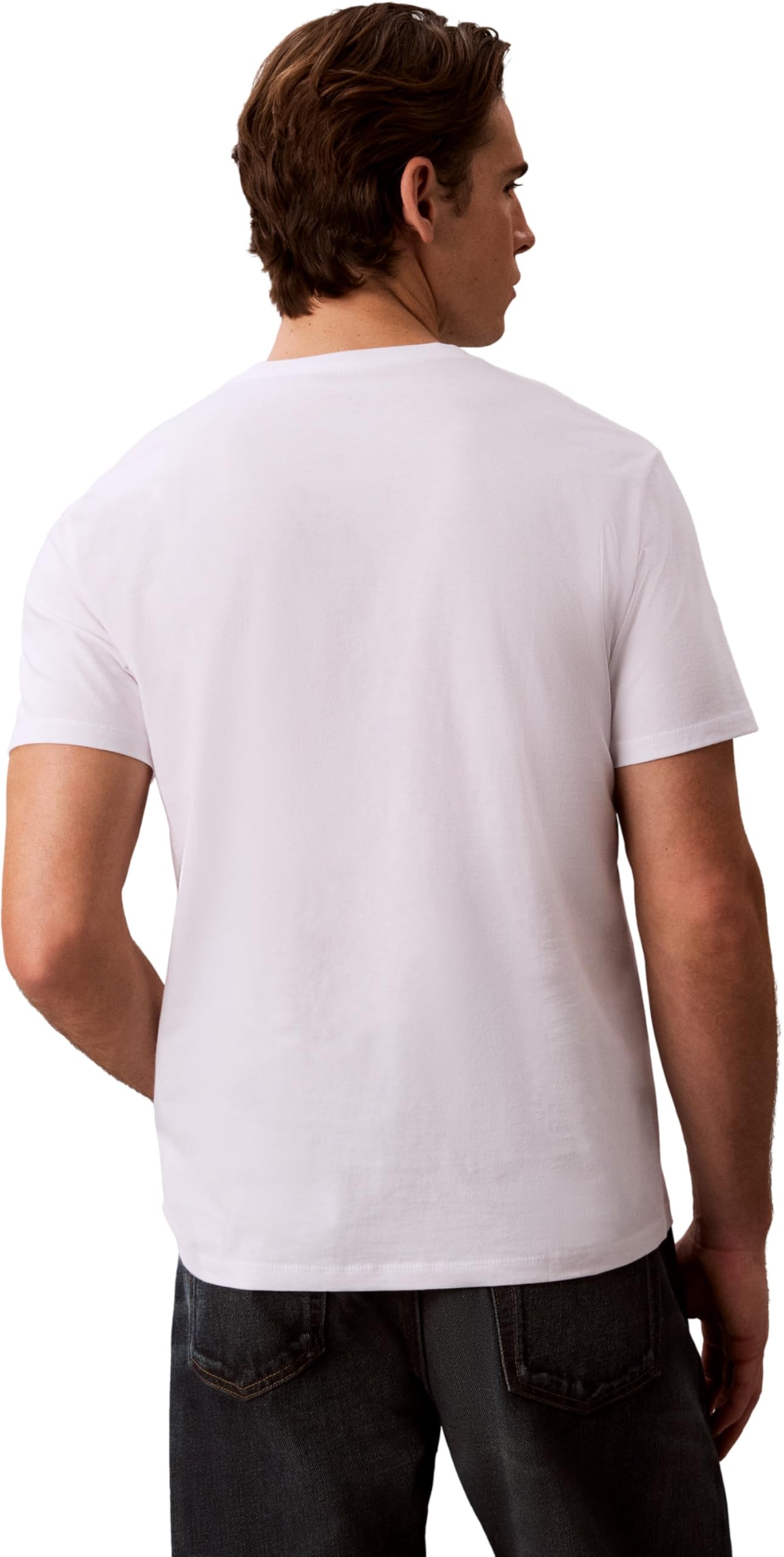 Calvin Klein SS 30s Whsl CK Word Circle Graph Lv14re816g Camisetas gráficas Hombre (Pack de 1)