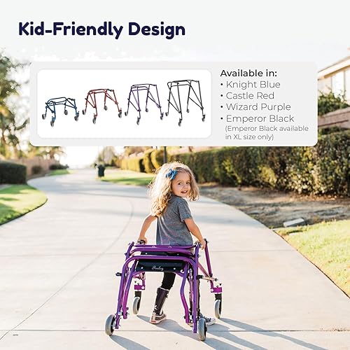 Vista 3 de Drive Medical KA2200-2GKB Nimbo - Andador posterior, color azul caballero