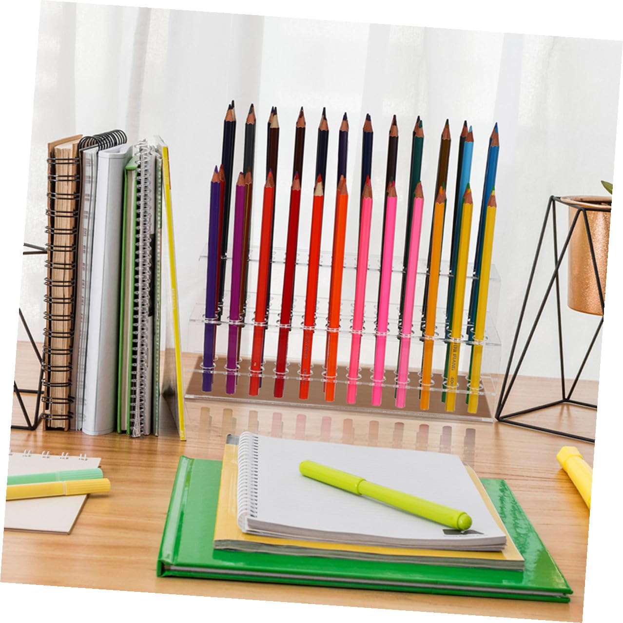 2stücke Stifthalter aus Kunststoff mit Fächern Stifteständer für Schreibtisch Organizer-rack für Kugelschreiber Marker und Pinsel Bruchfest und Formstabil