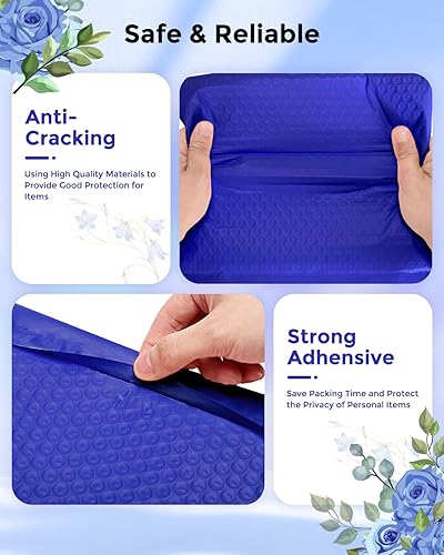 Miniatura 10 de Metronic Paquete de 400 sobres de burbujas de 6 x 10 pulgadas, color negro, sobres acolchados impermeables, sobres de burbujas pequeños autosellados