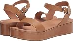 Amazon Essentials womens Two Band Flatform Sandal Flat Sandal