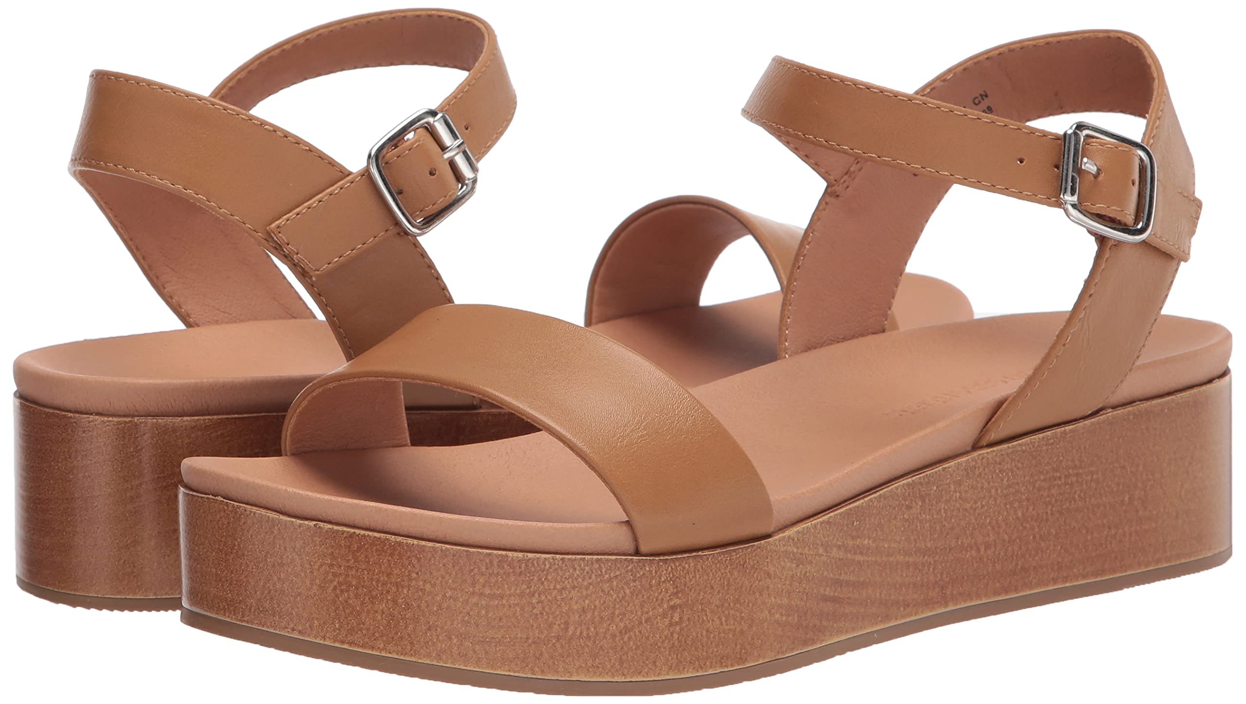 Amazon Essentials Donna Sandalo Flatform a Due Fasce