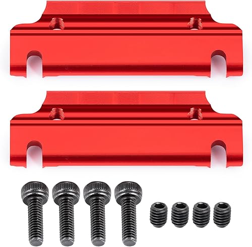 Miniatura 2 de SWX 2 soportes de barra estabilizadora central de aluminio, escala 18 ARRMA 6S, retenedor de barra de rodillo de aleación compatible con piezas de