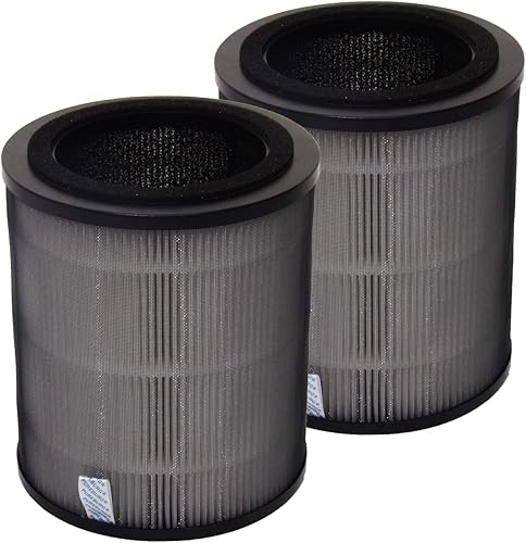 PUREBURG Filtros de repuesto JF100-RF compatibles con purificador de aire Jafända JF100 Jafanda, 2 unidades H13 True HEPA de carbón activado de