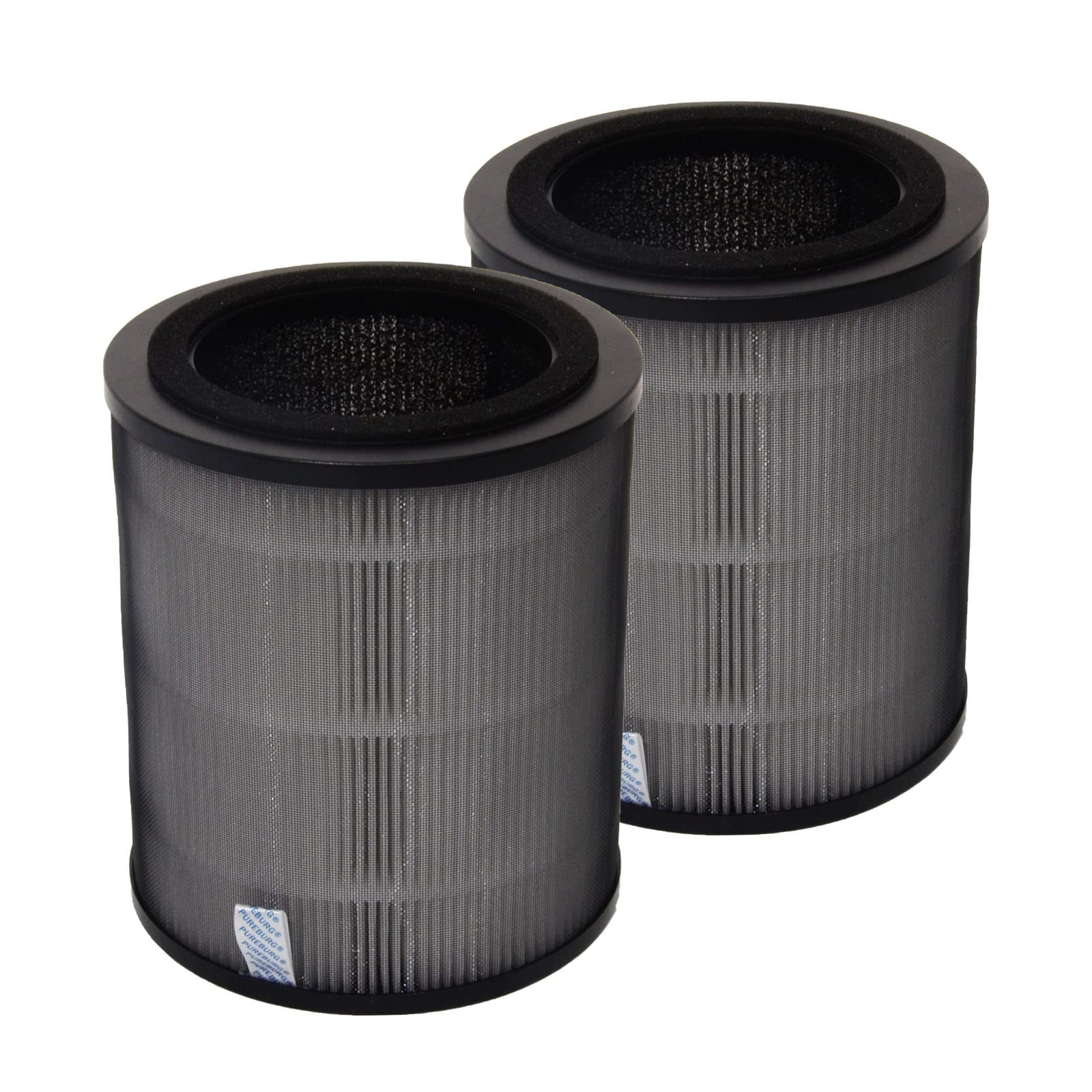 Lot De 2 Filtres HEPA H13 PUREBURG Compatibles Proscenic A8 – Filtration 4 Étapes Avec Charbon Actif – Élimine Poussière, Poils, COV & Odeurs