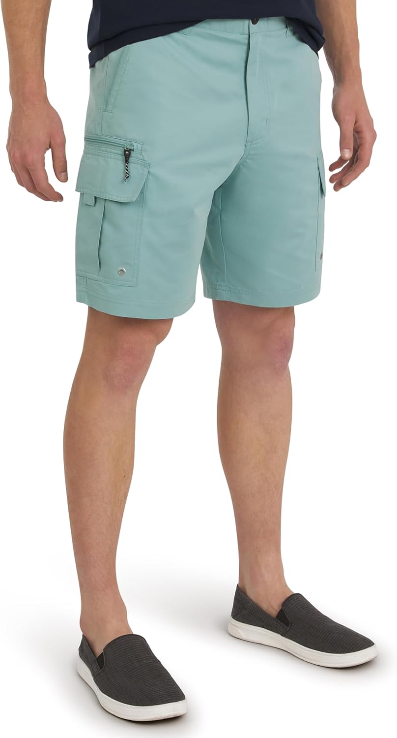 Quiksilver Men's Regular Fit Fixed Waist Water Friendly Active Hybrid Cargo Shorts (32-42