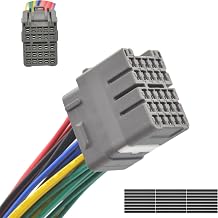 25 Pin Door Plug C556 FC74-60981448-H 6098-1448 Pigtail Wire Harness, Compatible with Honda Civic EK 1996-2000, CRV 1997-2001, Acura Integra, Prelude, Driver or Passenger Side