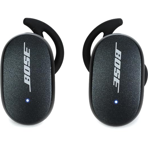 Bose QuietComfort Noise Cancelling Earbuds - Bluetooth Wireless Earphones, Triple Black, the World's Most Effective Noise Cancelling Earbuds
