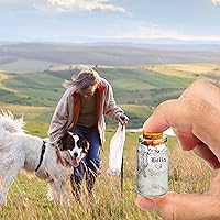 Vista 7 de 3 botellas de recuerdo personalizadas de piel de mascota para cenizas de mascotas, cabello y dientes, regalo de condolencia por pérdida de perro