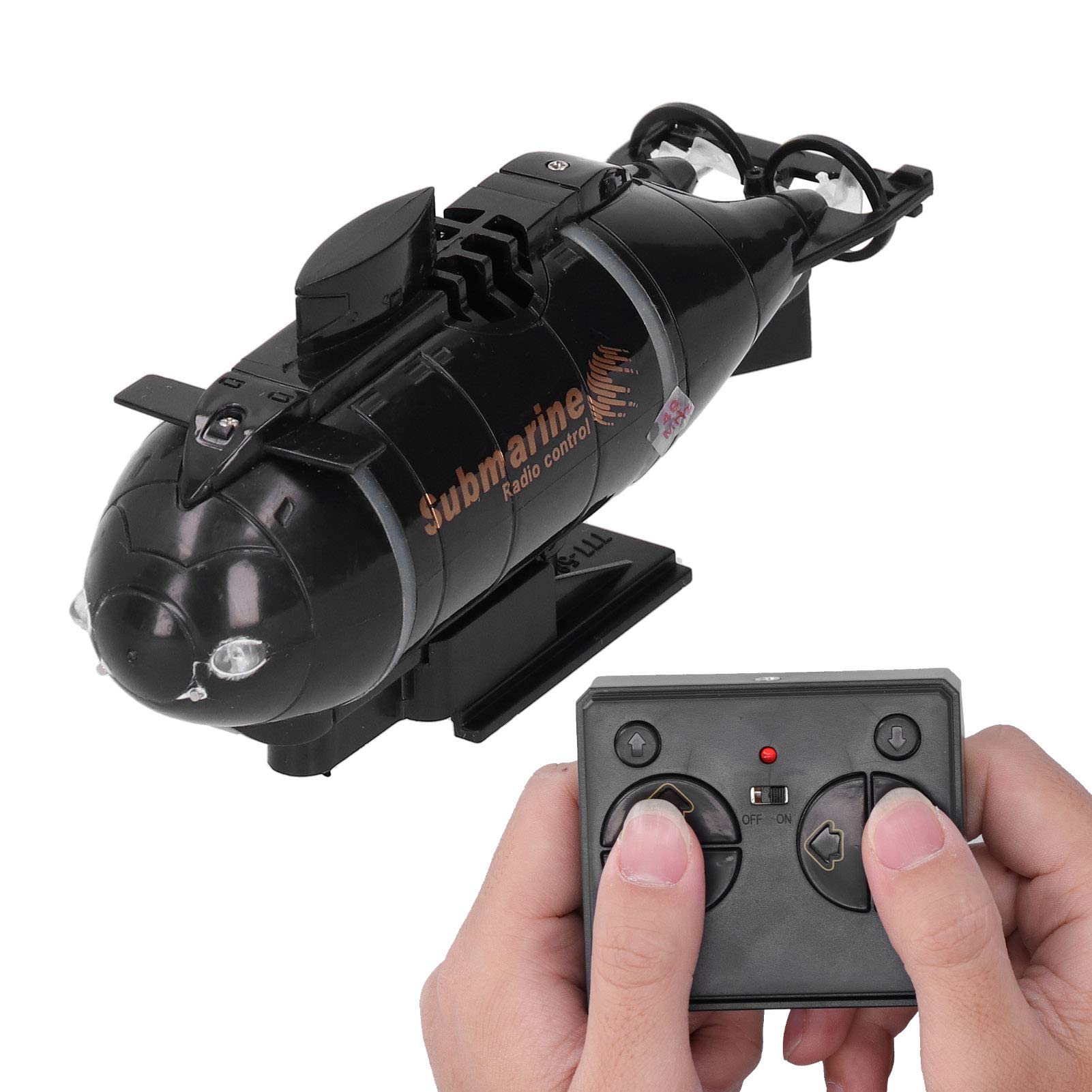 Submarino eléctrico mini, control remoto 2.4G, 6 canales, resistente al agua, barco de buceo, juguete educativo para niños y adultos, ocio familiar, regalo de cumpleaños