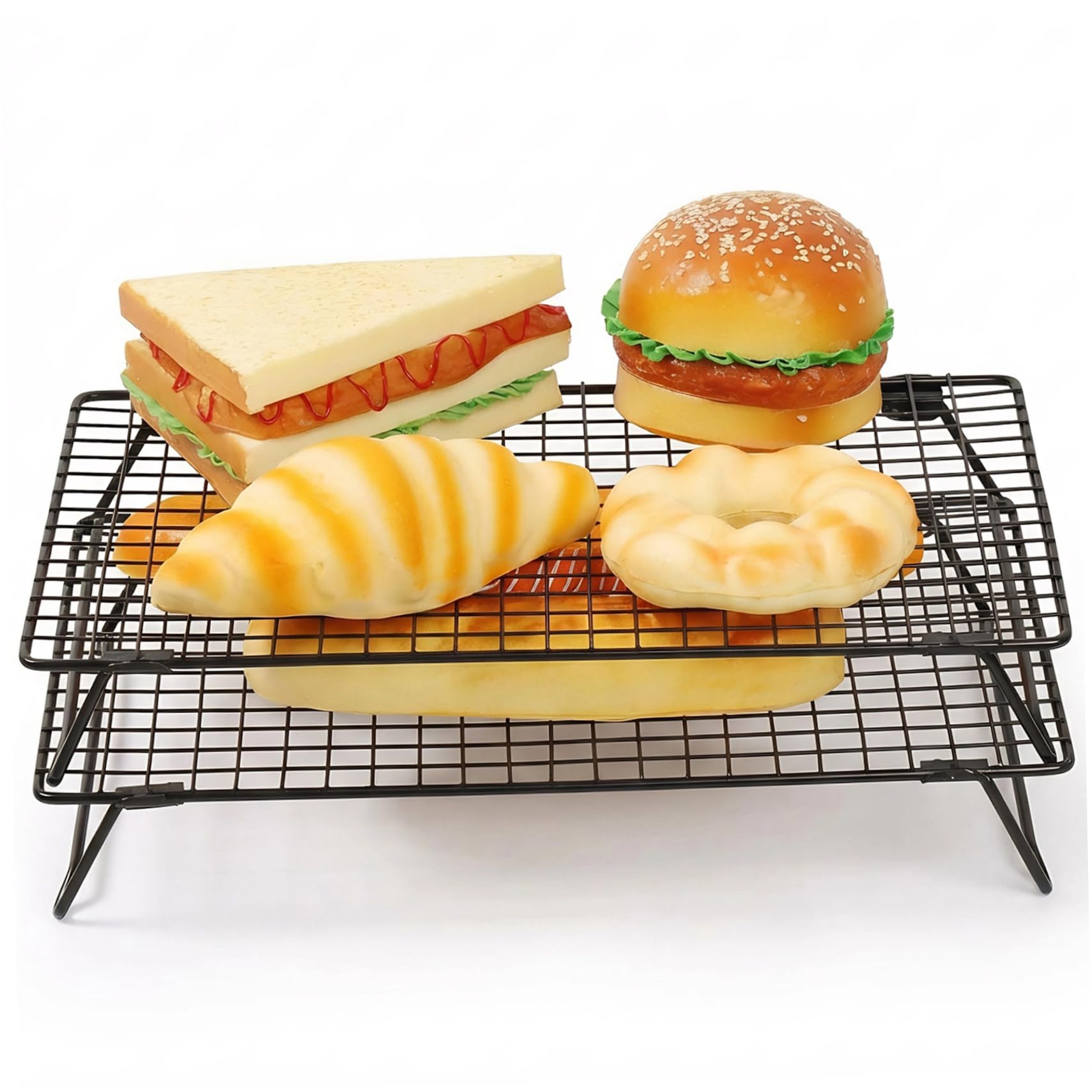 Grille de refroidissement en acier au carbone robuste et stable pour la pâtisserie