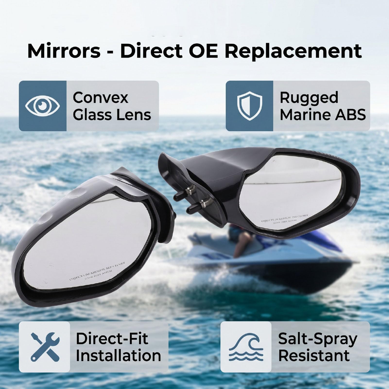 Specchietto Laterale Marino, Compatibile con Modelli VXR VXS