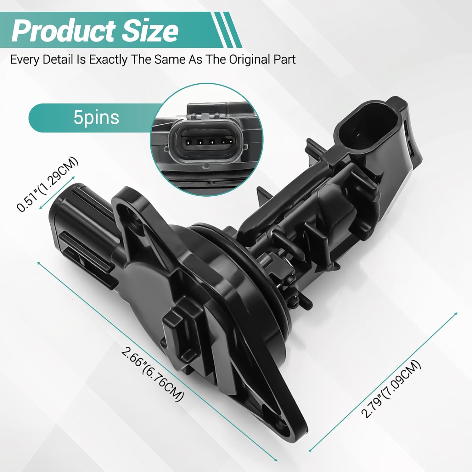 06J906461D Air Mass Flow Sensor Fit for 09-10 A3/09-16 A4/10-14 A5/12-15 A6/15-17 Q3/11-12,13-17,13-16 Q5/09-10 A3 Quattro/09-16 A4 Quattro/10-16 A5 Quattro/13-15 A6 Quattro MAF Air Flow Sensor