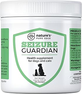 Nervous System Support and Calming Aid for Dogs and Cats - All Natural Calming and Relaxing Aid. Ashwagandha, Blue Vervain, Valerian, L-tryptophan, L-Taurine, Chamomile, Milk Thistle, Turmeric.