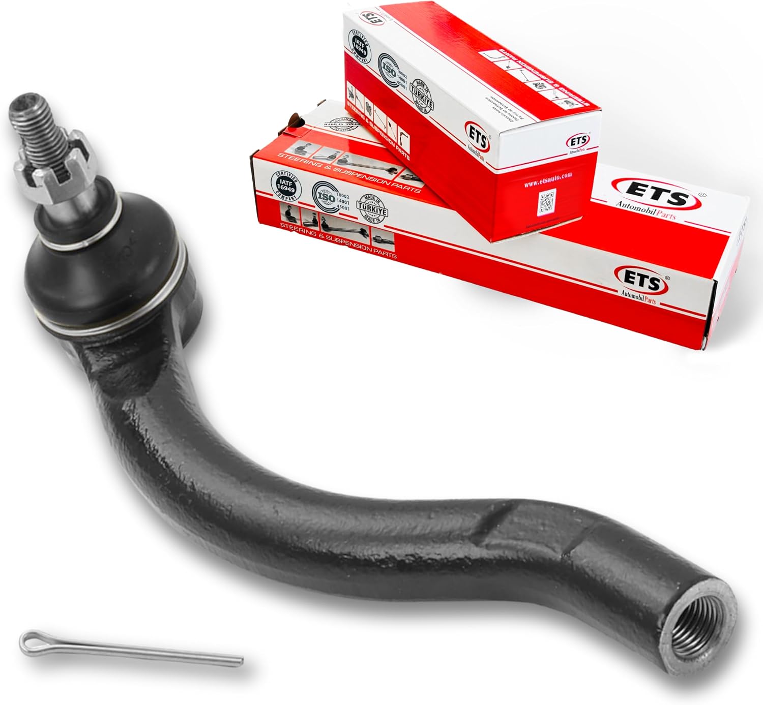 ETS 2Pc Front Left & Right Outer Tie Rod End Kit ES80287 ES80288 Fits Acura TSX 2004-2008, Honda Accord 2003-2007