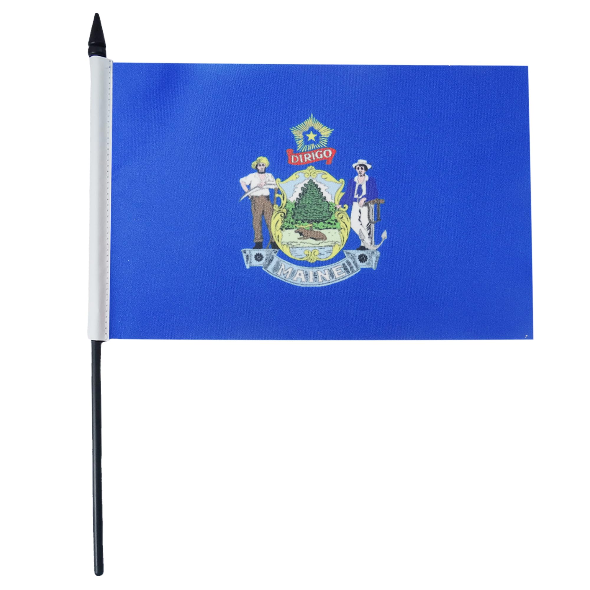 Drapeau de Table Maine, 21cm x 14cm