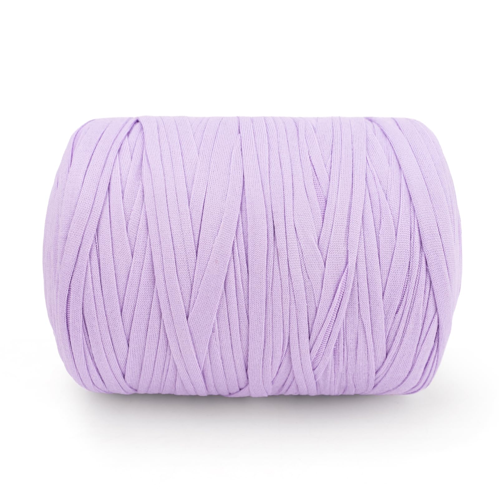 G2PLUS 300g T Shirt Yarn, 100m Purple Crochet Yarn for Bags and Baskets