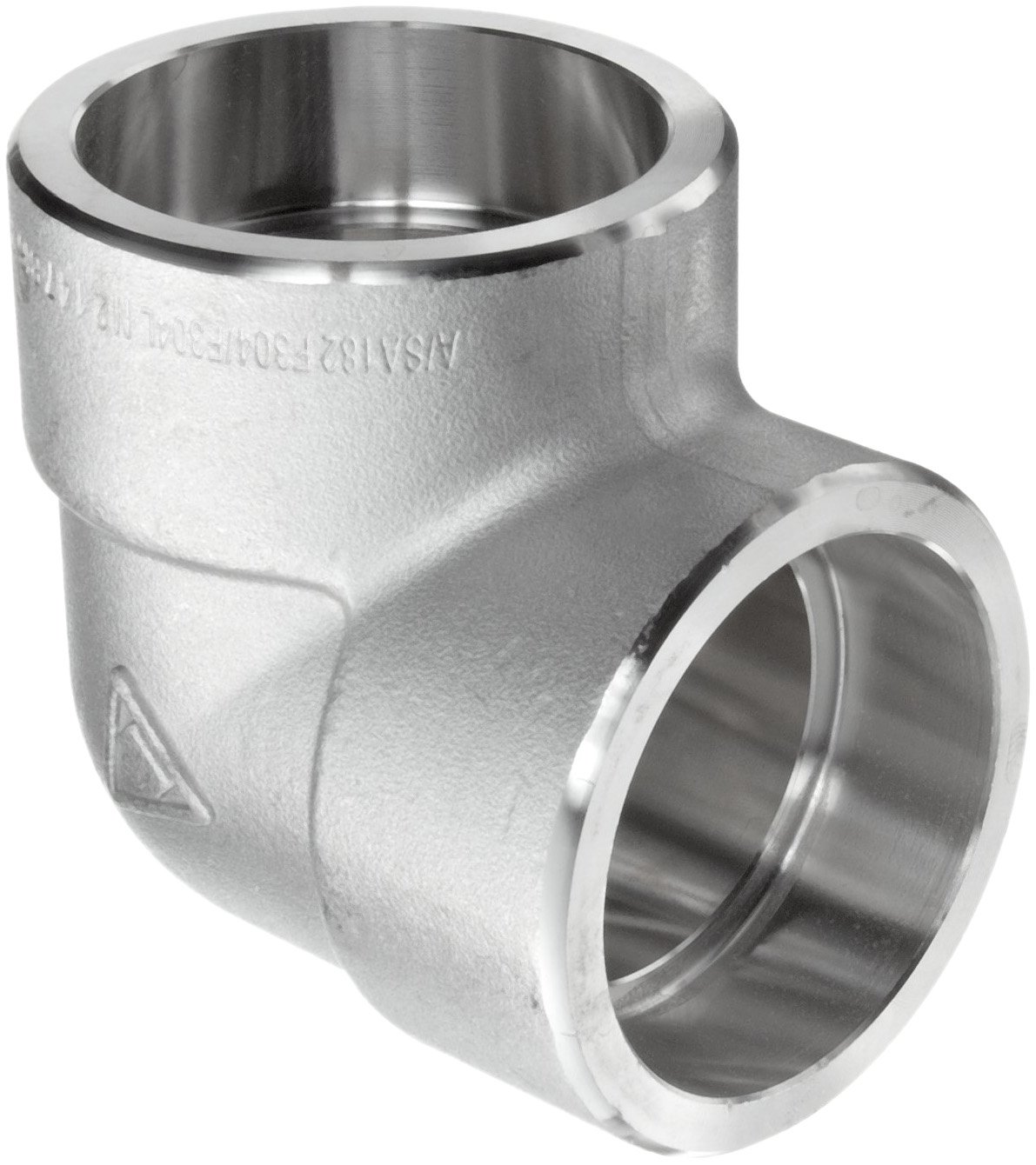 304/304L Forged Stainless Steel Pipe Fitting, 90 Degree Elbow, Socket Weld, Class 3000, 2 Female