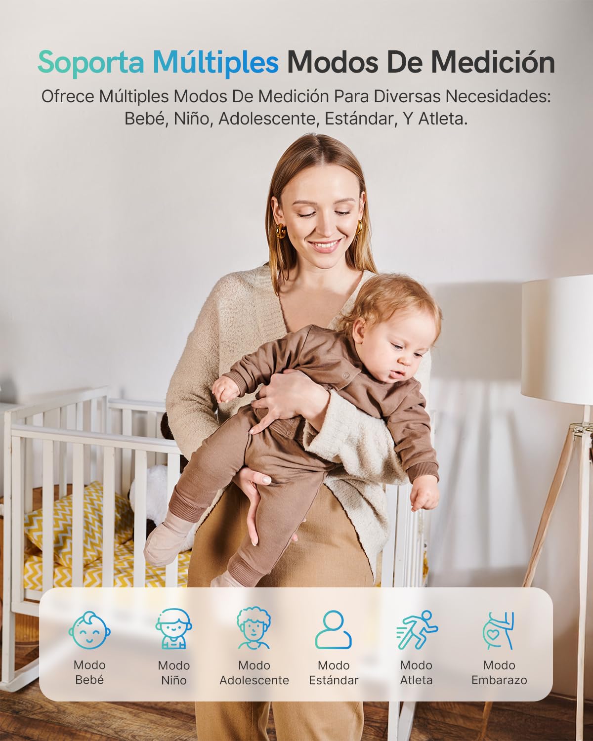 Báscula de Baño Inteligente con Gran Pantalla VA, Báscula Grasa Corporal y Muscular con 22 Métricas (Frecuencia Cardíaca, IMC), Balanza Peso Corporal Digital, Compatible iOS & Android, Máx. 180kg