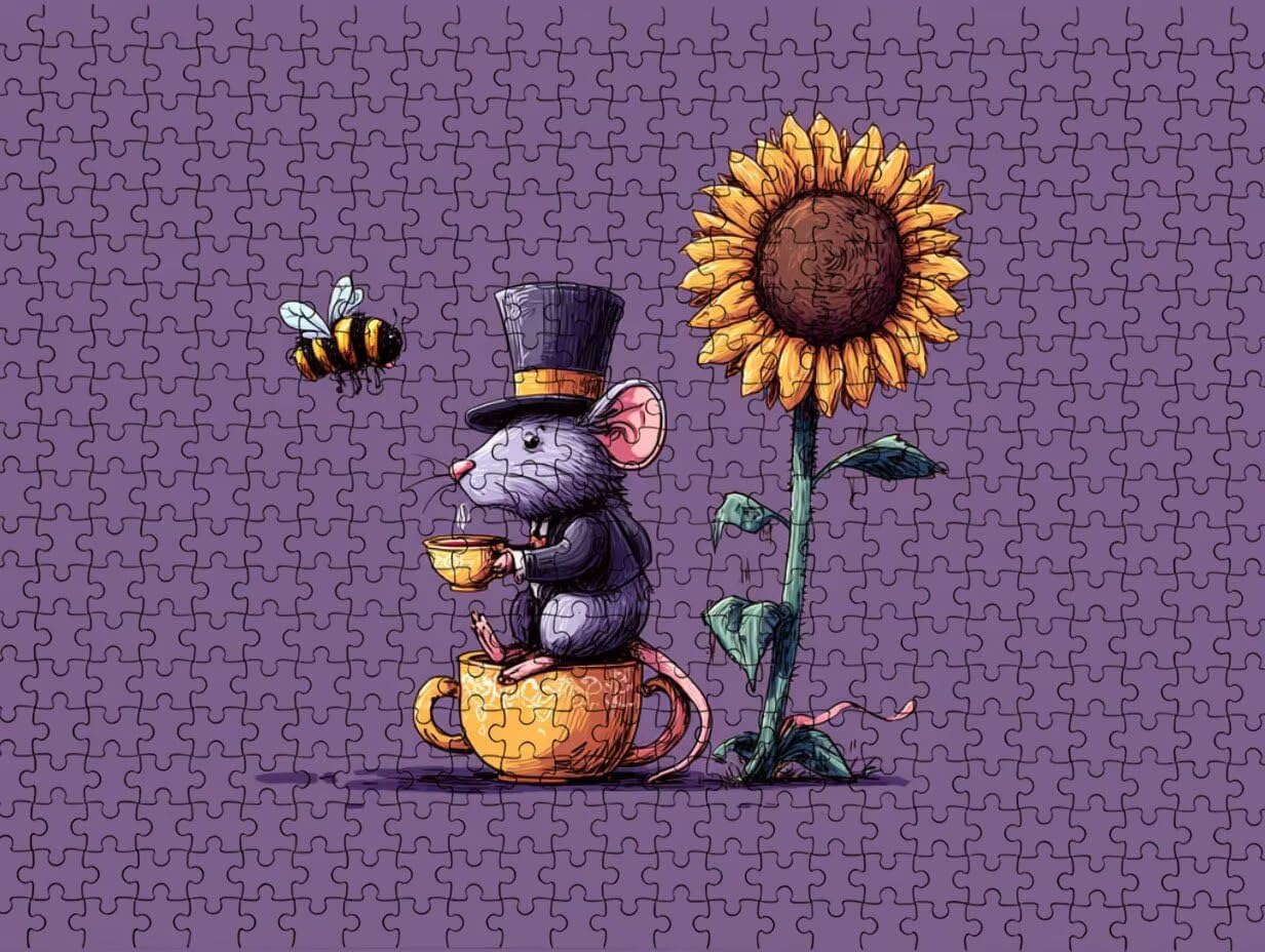 Clásicos Puzzle 2000 Piezas para Adultos, RatóN Abeja LDYQS7-427