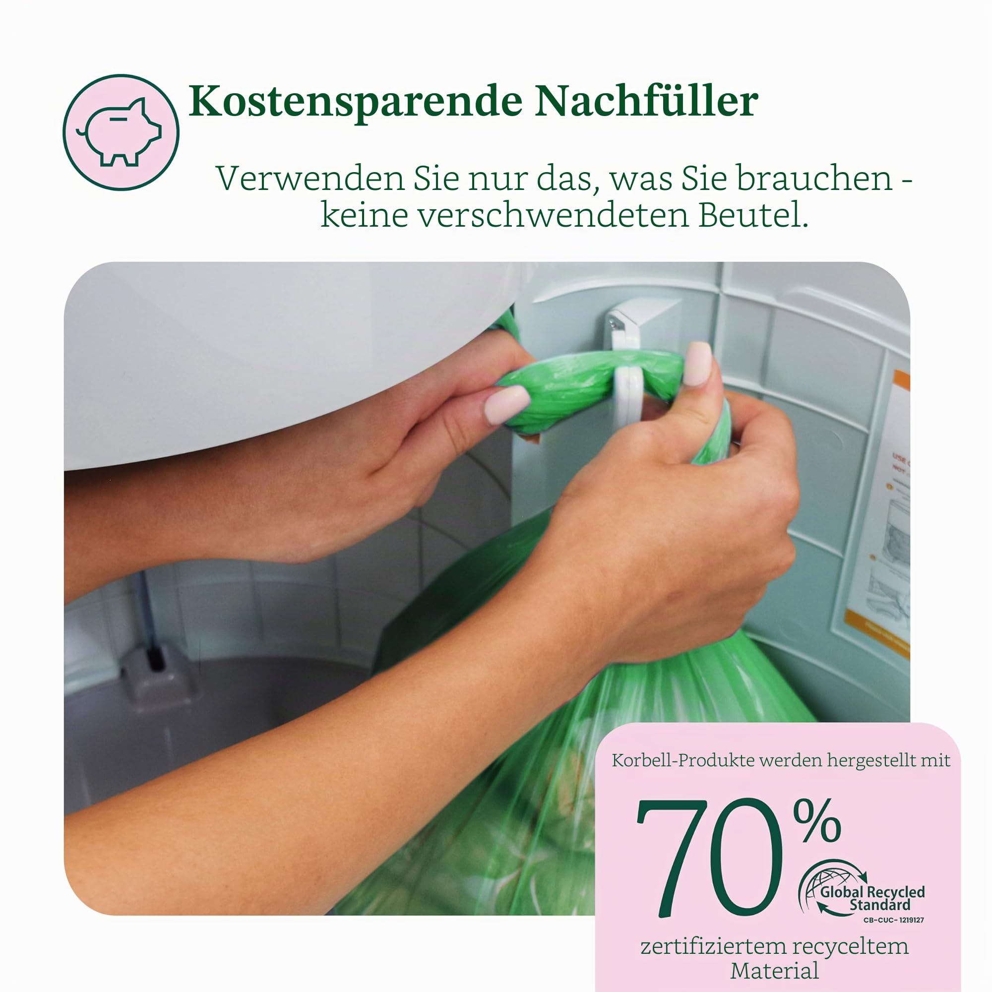 Korbell - Nachfüllpackungen für Windelbehälter Korbell 26 L