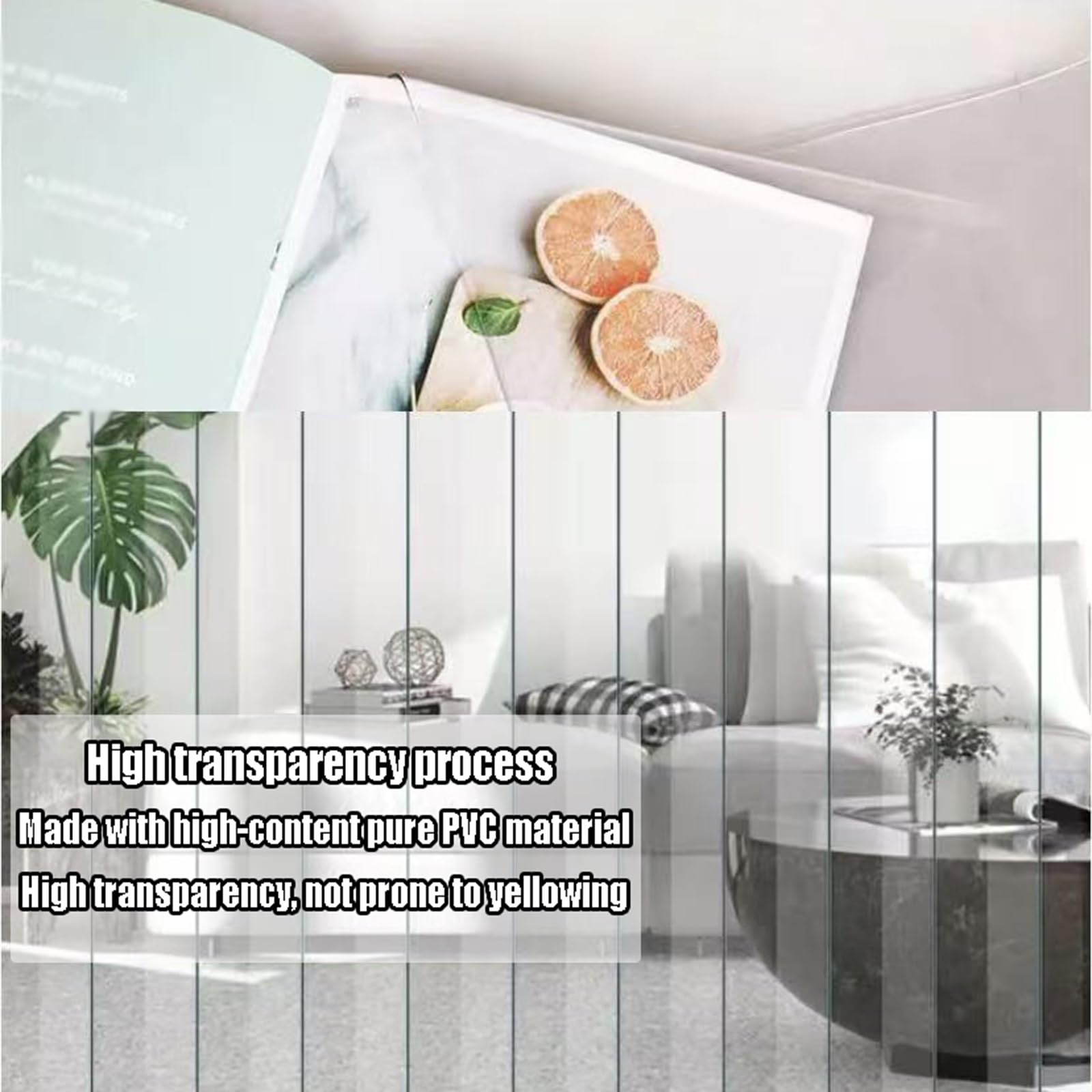 Plastikowe drzwi listwowe, listwy zasłonowe do zamrażarki,