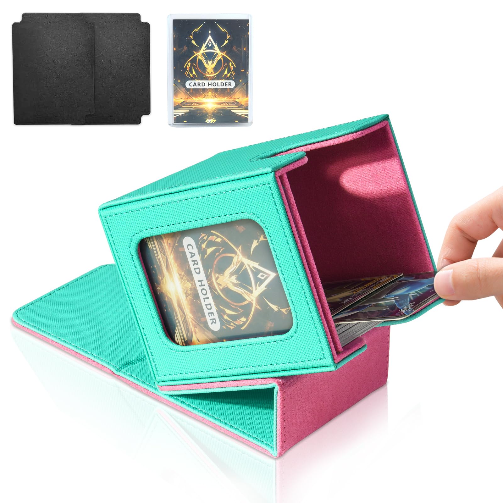 Amazon.com: Jaffzora Card Deck Box for MTG Commander, Magnetic