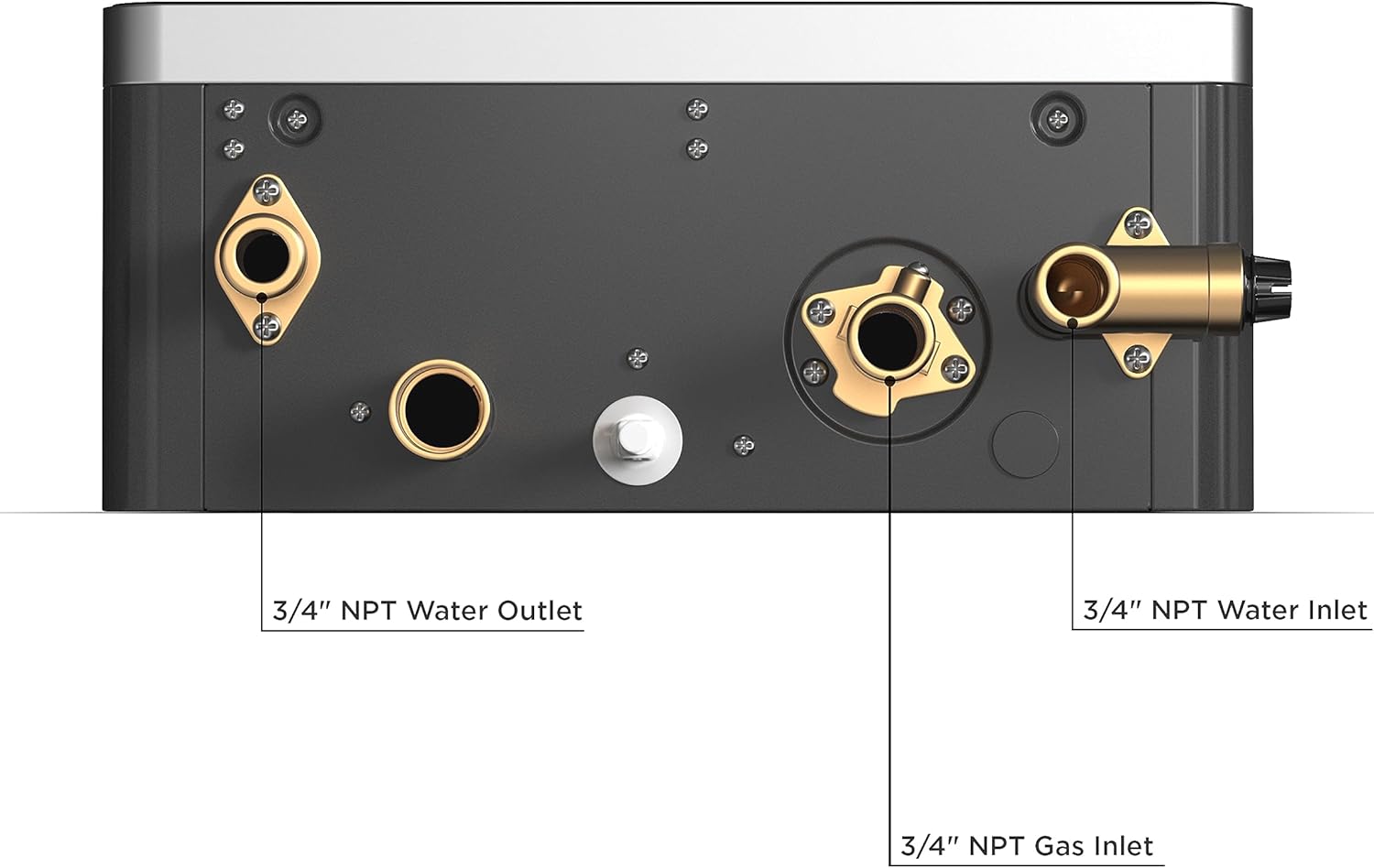 Eccotemp SMARTHOME Outdoor 6.8 GPM Natural Gas Tankless Water Heater