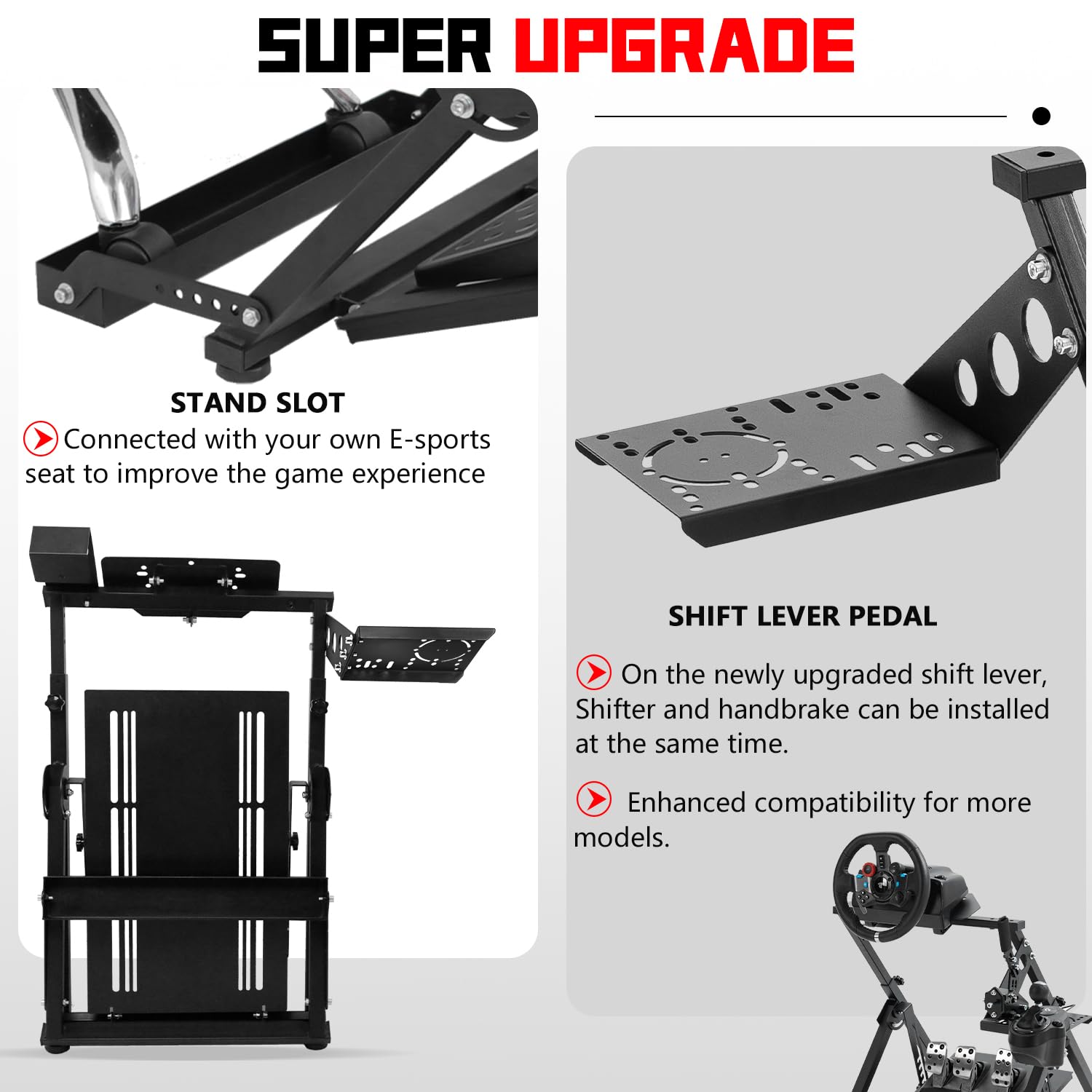 Amazon.com: Dardoo X Frame Racing Wheel Stand Foldable Fit for