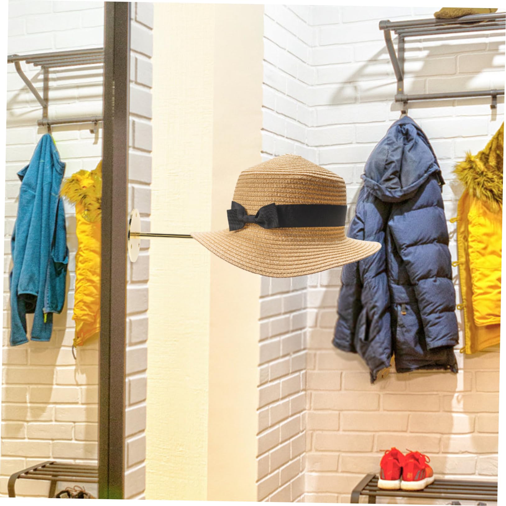Zerodeko Soporte de Pared para Gorras de Béisbol de Madera y Metal