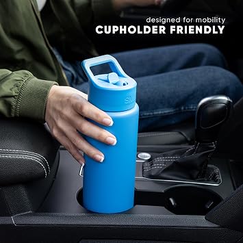 Simple Modern Summit Water Bottle with Straw Lid | Disney Stitch 30oz Leak Proof Stainless Steel Insulated Cup | Gifts for Her Him | Stitch Paradise
