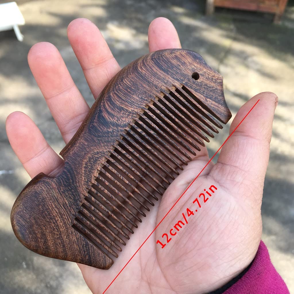 Haarkämme Holzkamm Kreatives Fisch-Styling Kann Die Kopfhaut Familie Männer Und Frauen Sind Geeignet Für Haarstyling Geschenke Haarbürste (A Einheitsgröße)