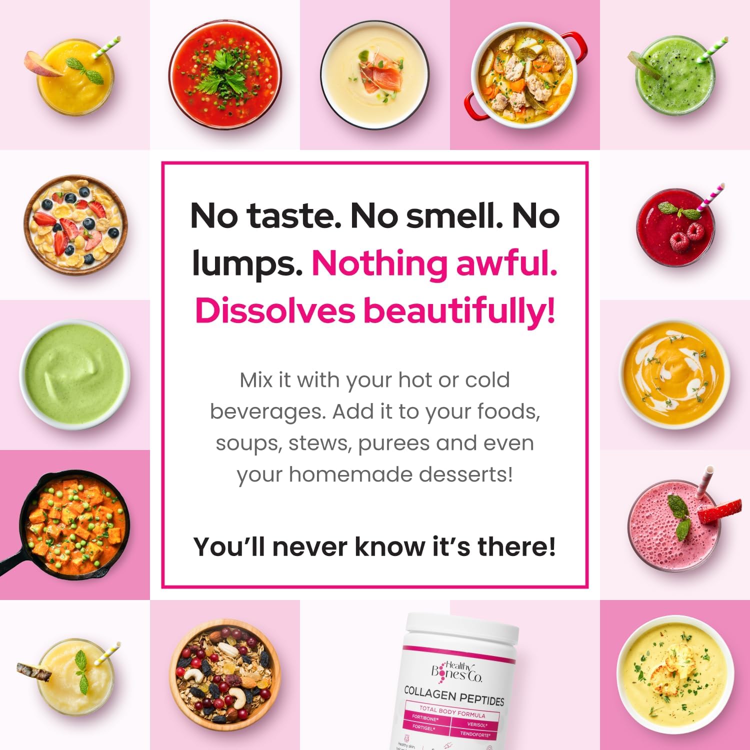 FORTIBONE® Premium Bone Health Collagen Peptides w/FORTIGEL®, VERISOL® & TENDOFORTE®, Clinically-Supported for Bones, Joints Skin Hair Nails, Hydrolyzed Collagen, Anti-Aging Formula (30 Servings) - Image 7