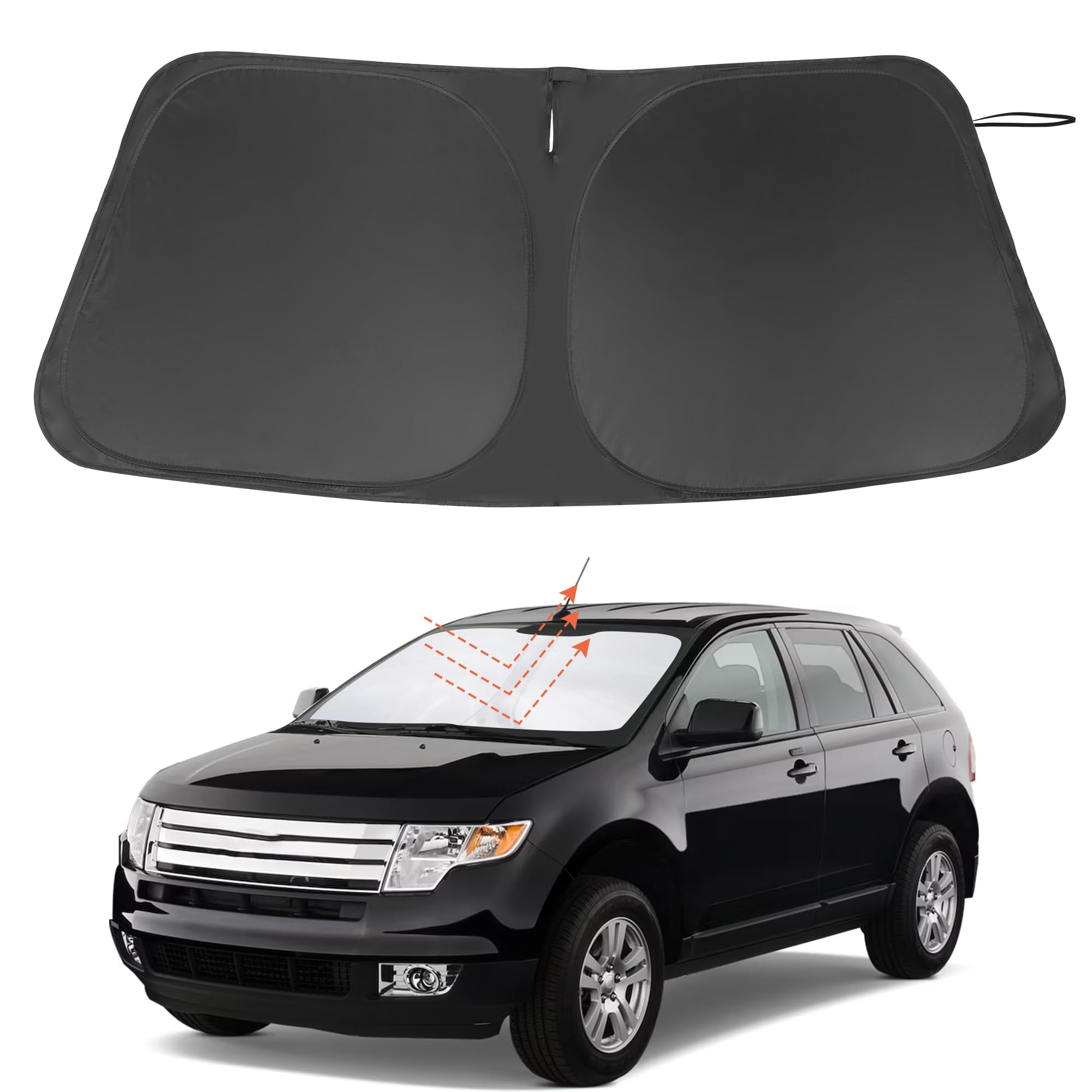 Windshield Sun Shade for 2007-2014 Ford Edge Accessories