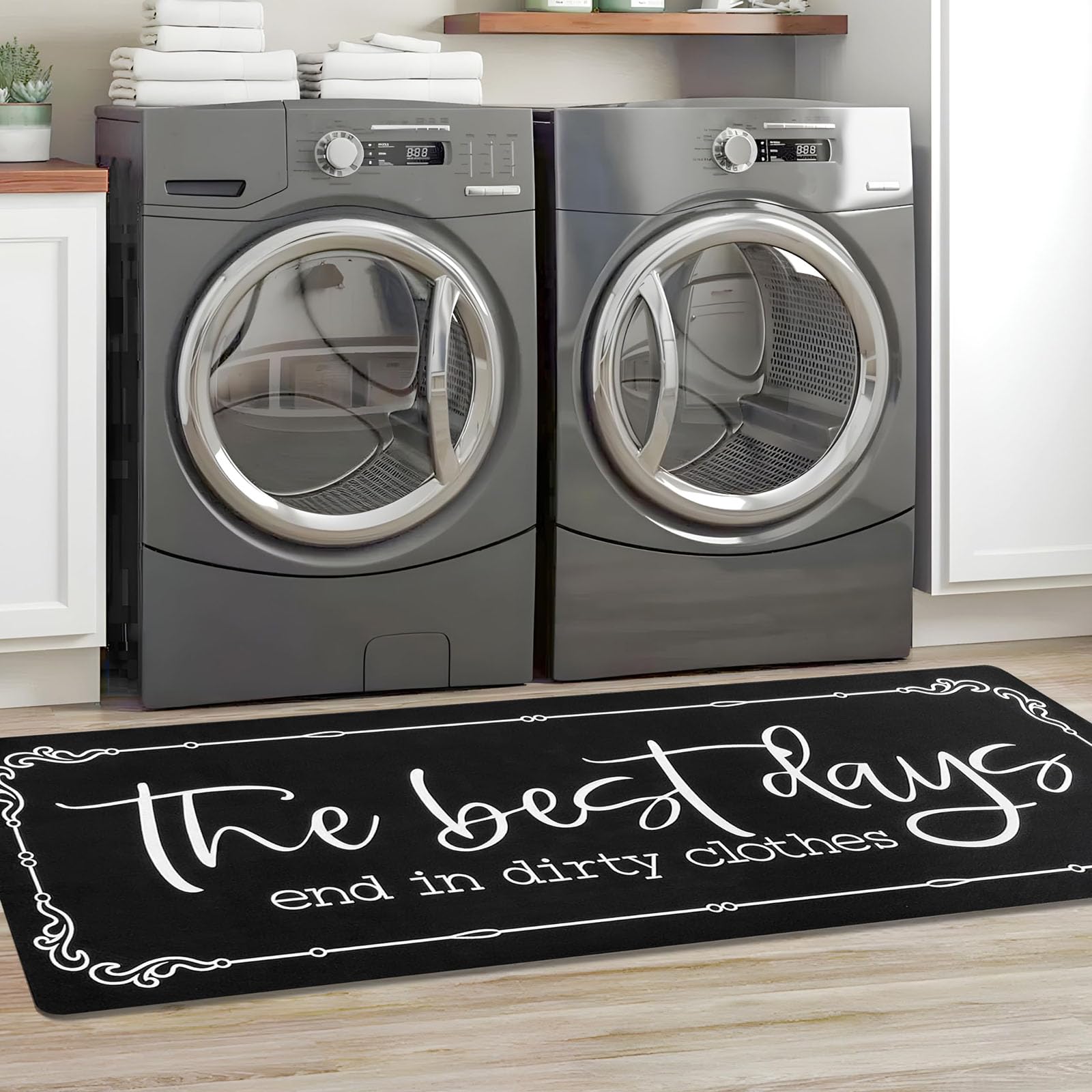 Amazon.com: KOZYFLY Laundry Room Rug Runner 20