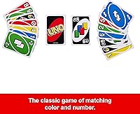 Vista 3 de Mattel Games UNO - Juego de cartas en lata de viaje y almacenamiento para niños, adultos y noches y fiestas familiares, baraja accesible