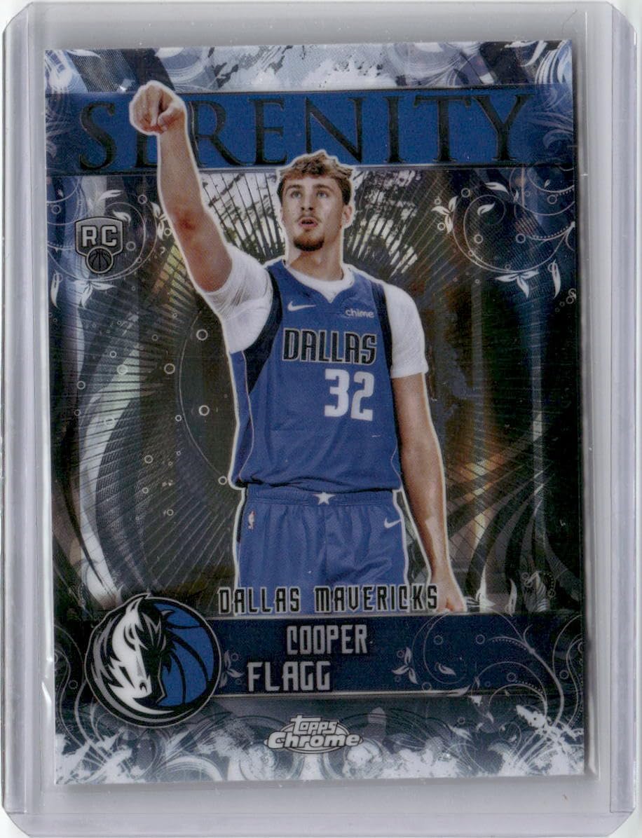 2025-26 Topps Chrome #SY-11 Cooper Flagg Serenity Rookie RC Basketball Card