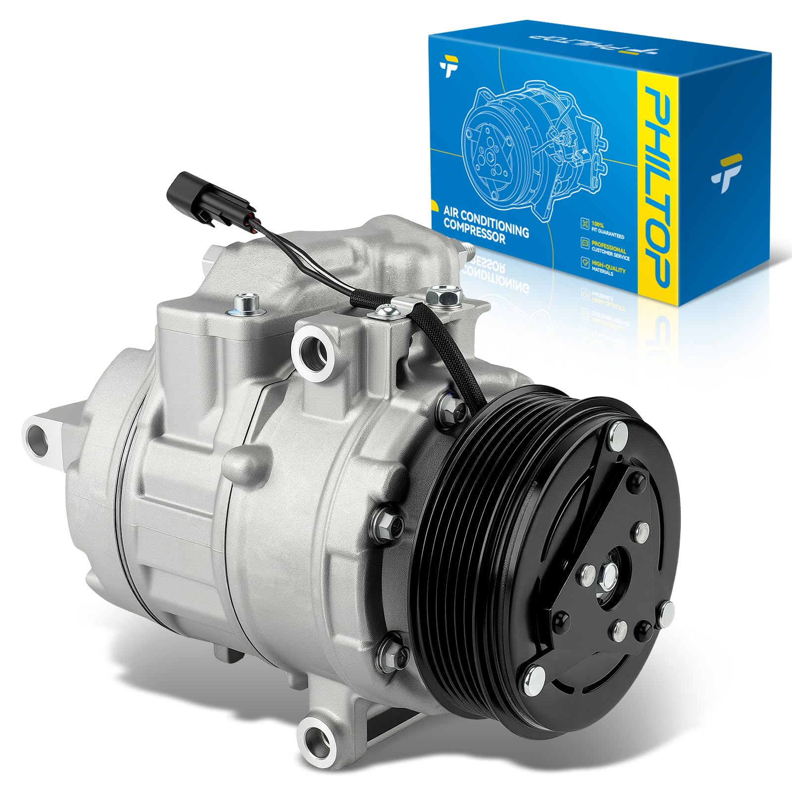 PHILTOP NEW AC Compressor w/Clutch for Explorer 2011-2015