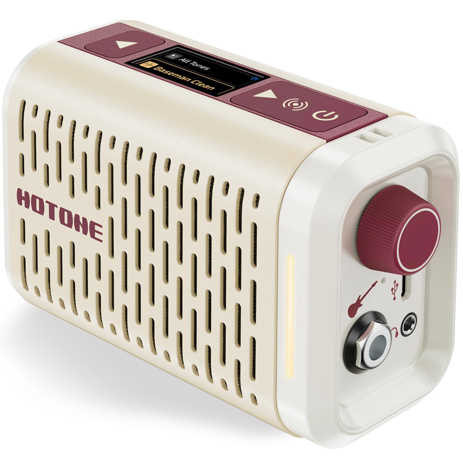 Amazon.com: Hotone Pulze Mini Portable Guitar Amp with Bluetooth