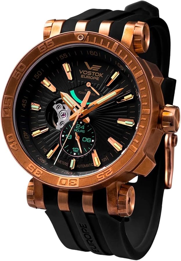 Vostok Europe Men's Analogue Automatic Watch with Leather Strap